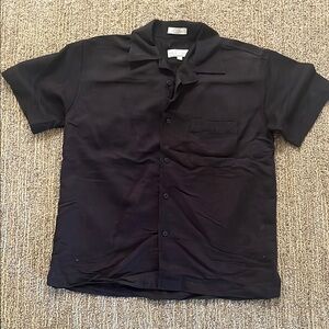 Men's Black Short Sleeve Shirt
